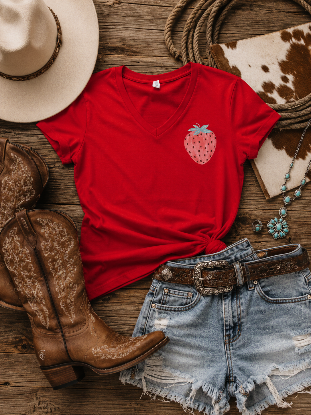 Summer Berry Graphic Tee