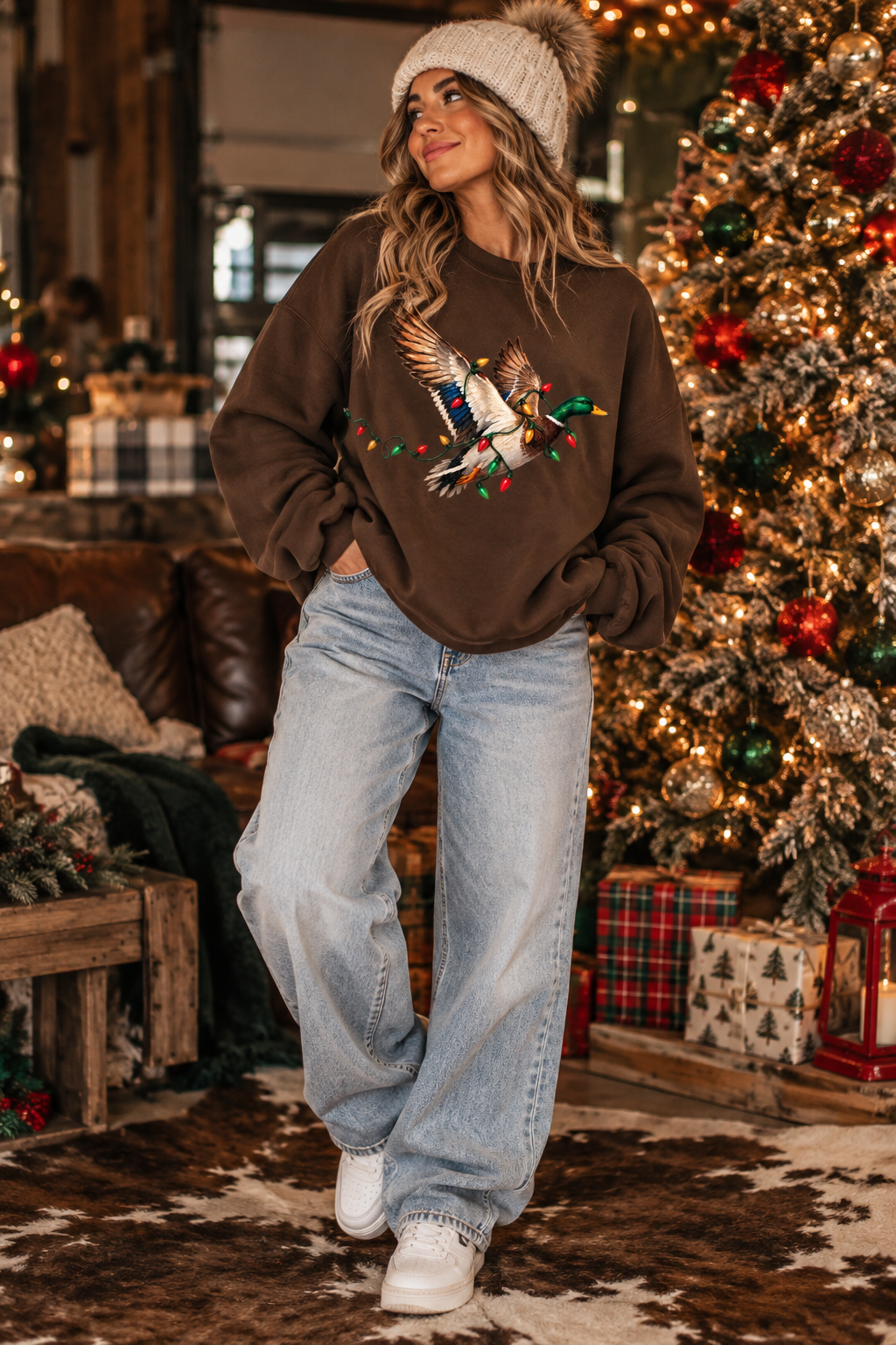 Duck the Halls Graphic Crewneck