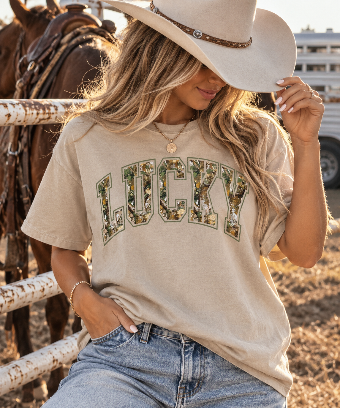 Feelin' LUCKY Graphic Tee