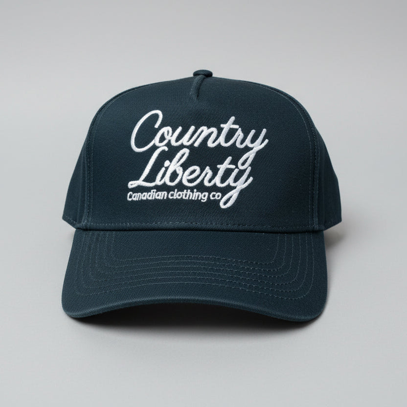 Country Liberty Navy CL Script Hat