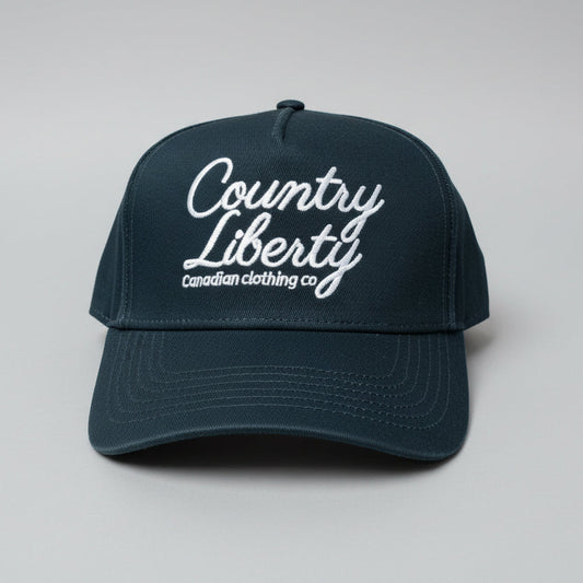 Country Liberty Navy CL Script Hat
