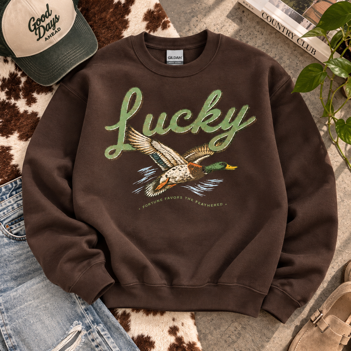 It's DUCKY Graphic Crewneck
