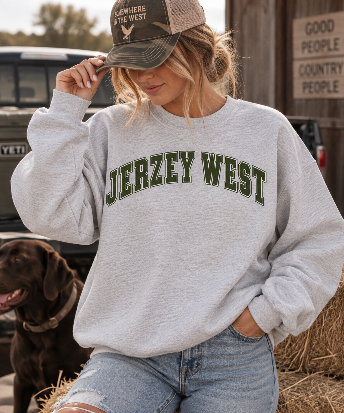 JW Rural Roots Graphic Crewneck