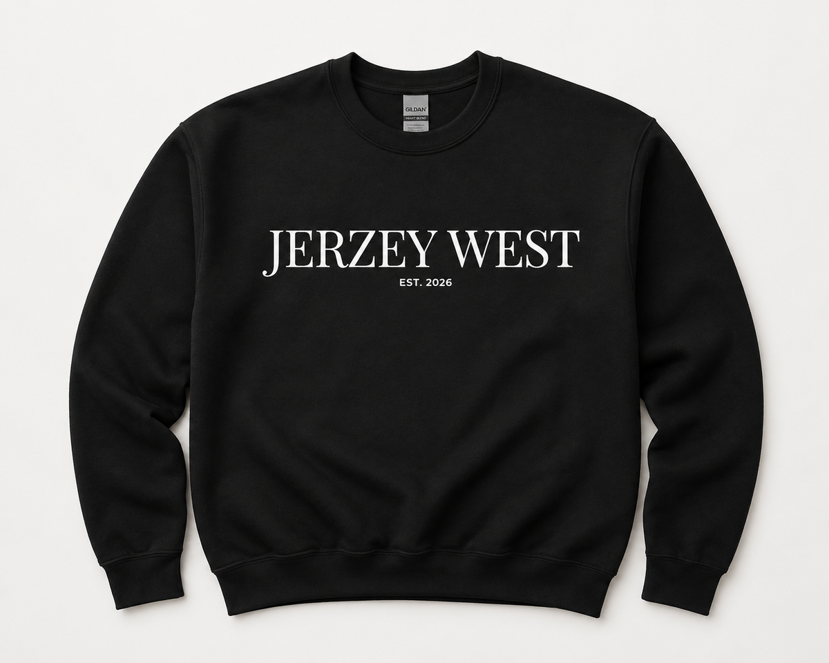 Jerzey West Graphic Crewneck - Black