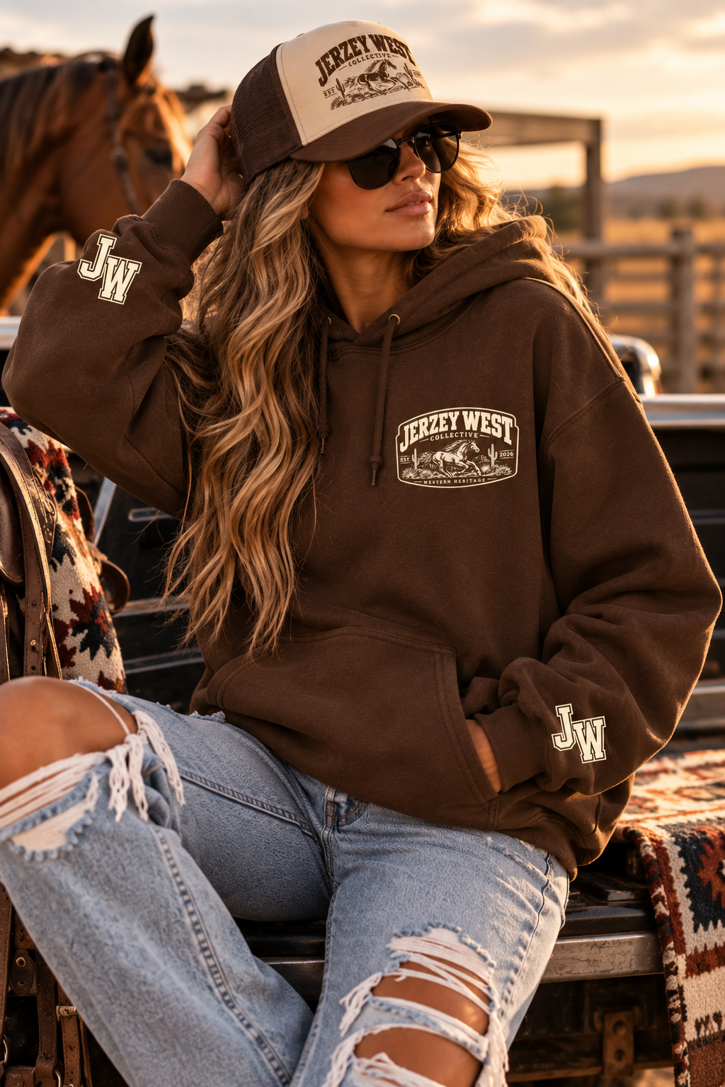 Country Wild Graphic Hoodie