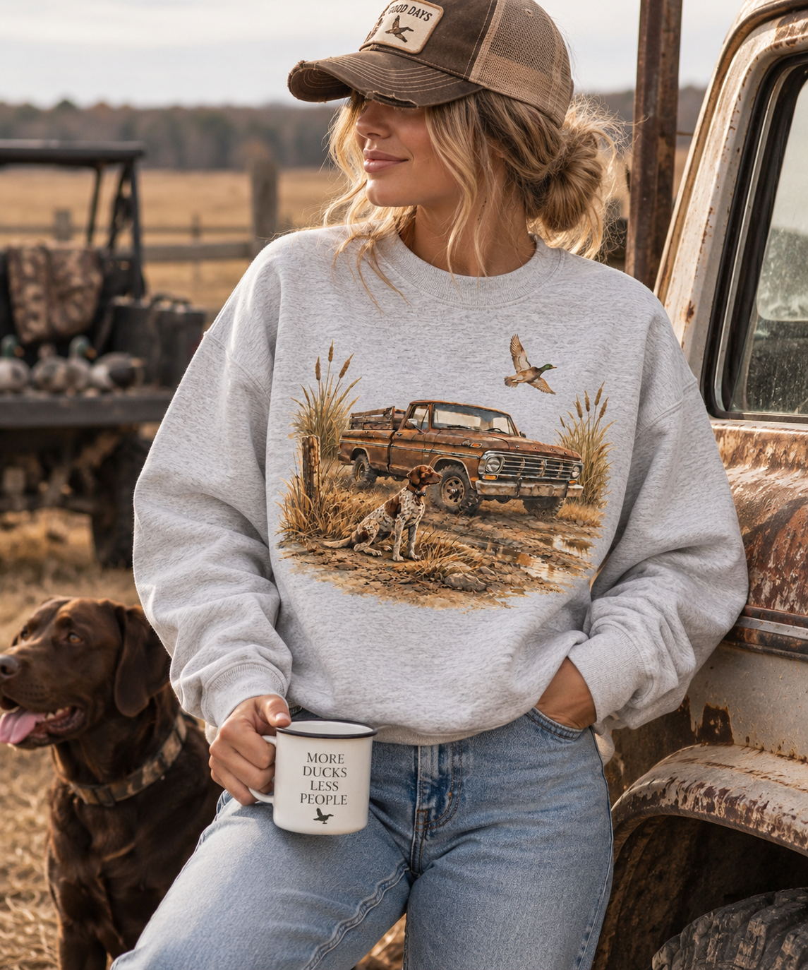 Country Born Graphic Crewneck