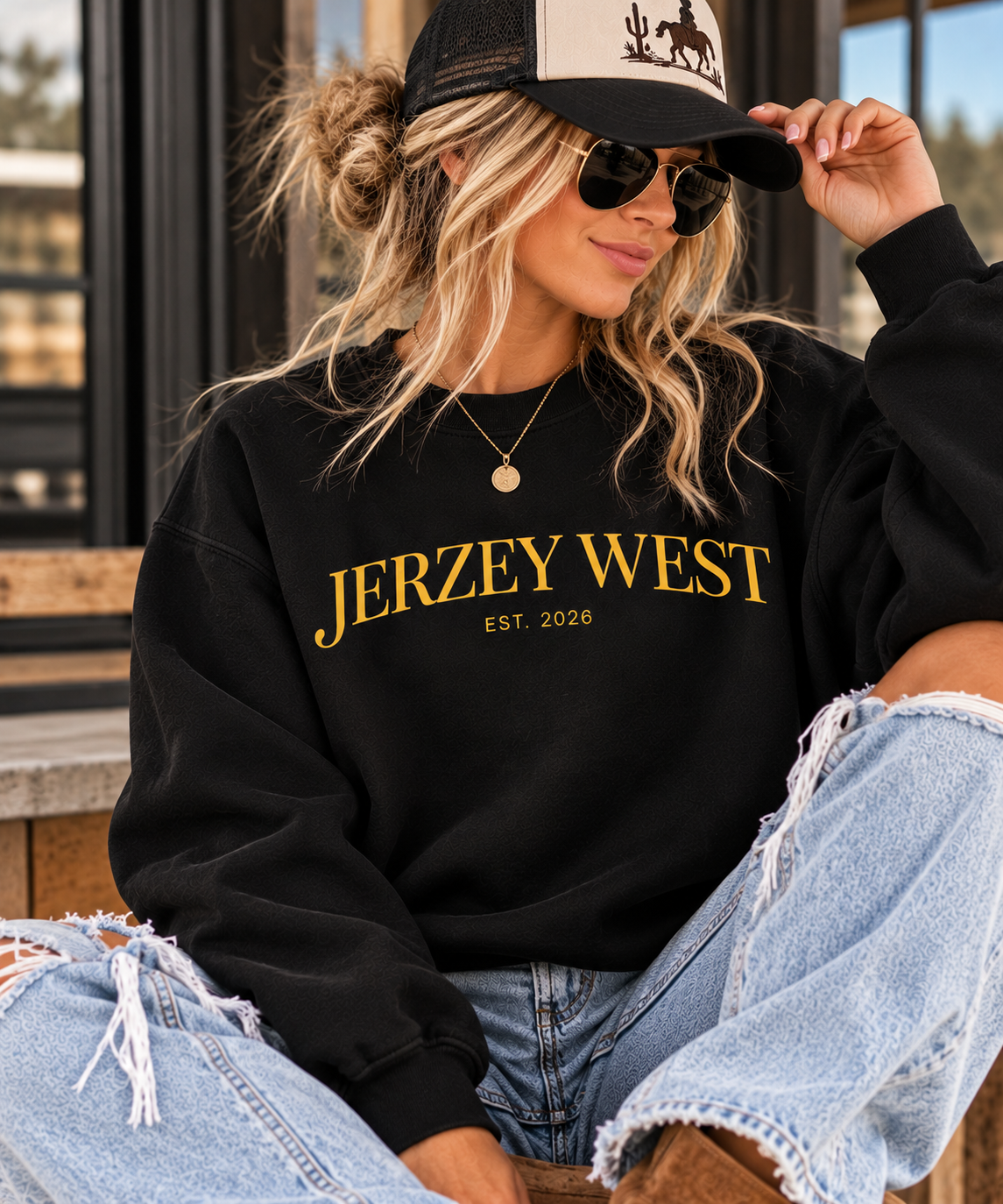 Jerzey West Heritage Collection Graphic Crewneck