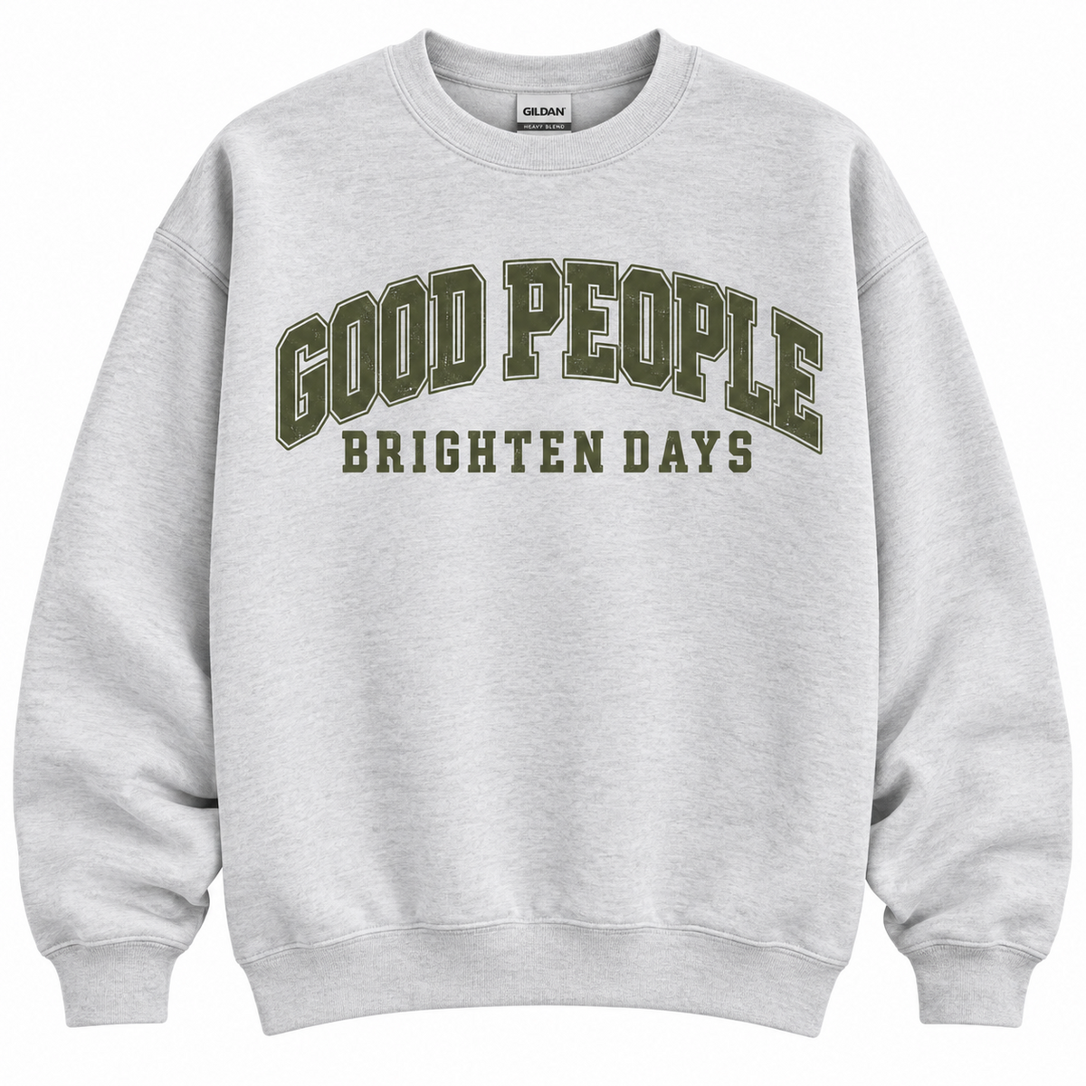 Good People Brighten Days Graphic HBW Crewneck