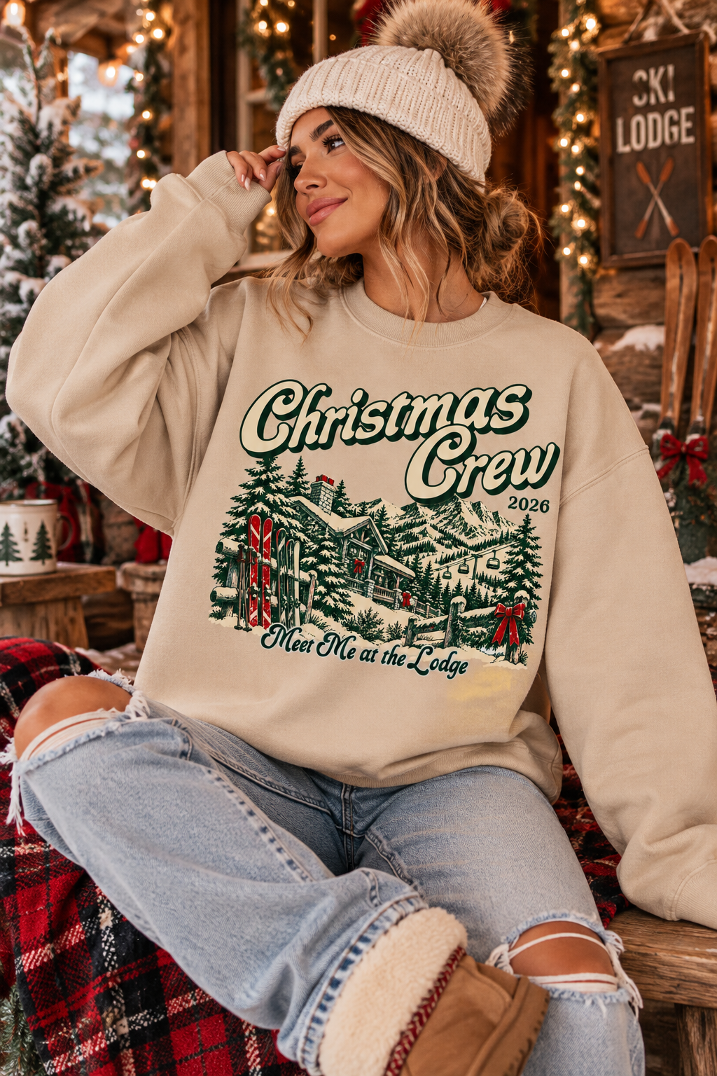 Christmas Crew Graphic Crewneck