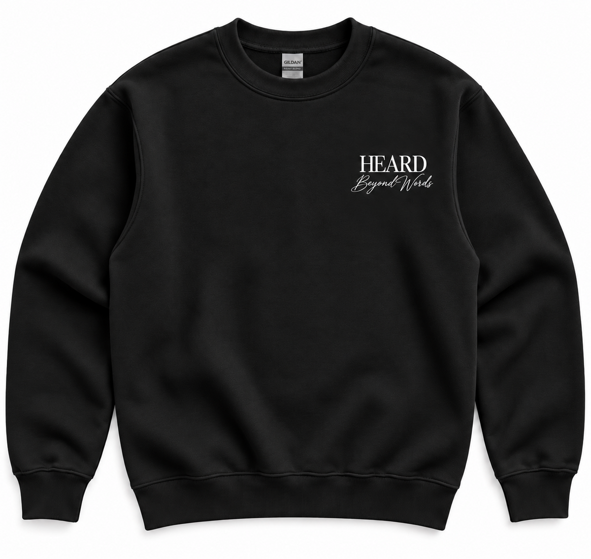 All Minds Welcome Graphic Crewneck - Black