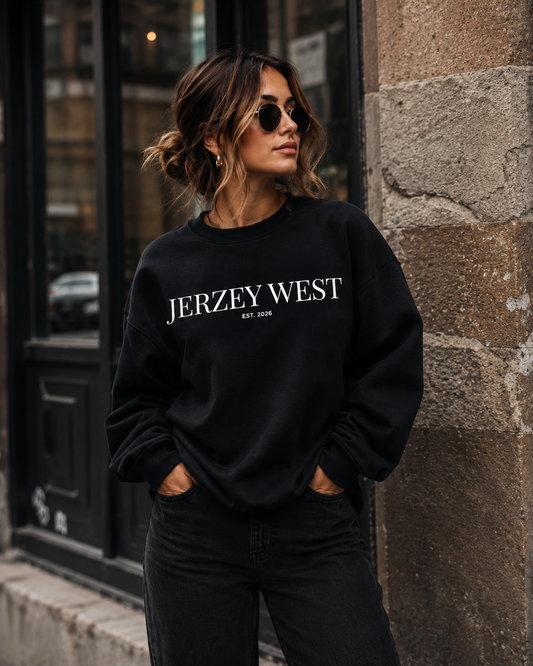 Jerzey West Graphic Crewneck - Black