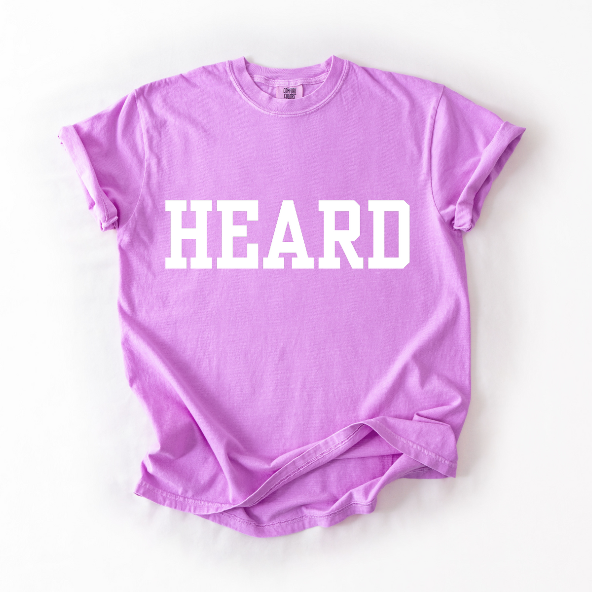 HEARD Graphic Tee - Neon Violet (Pre-Order Item)