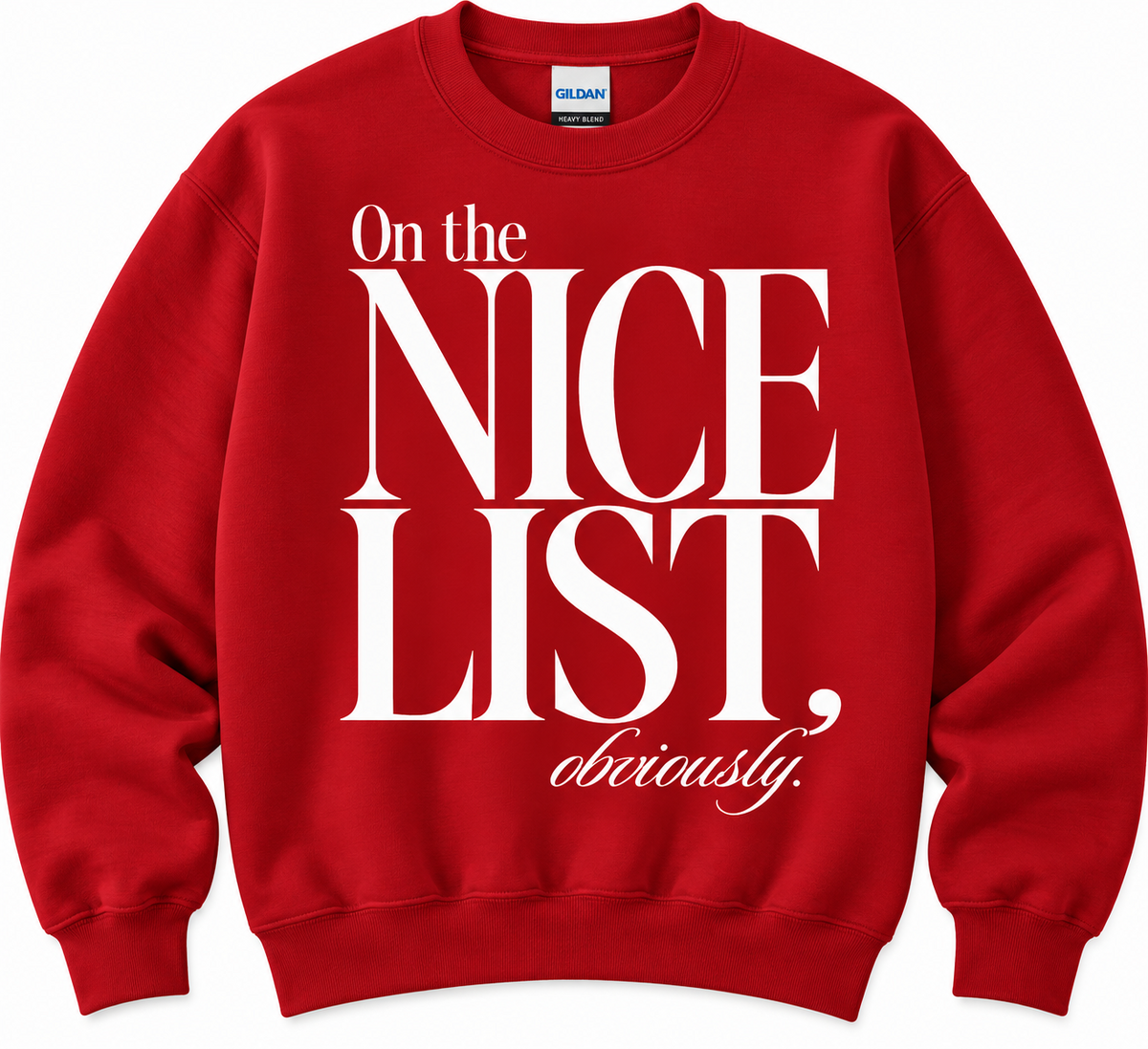 On the NICE List Graphic Crewneck