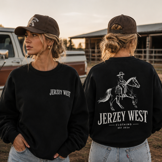 Jerzey West Clothing Co. Graphic Crewneck