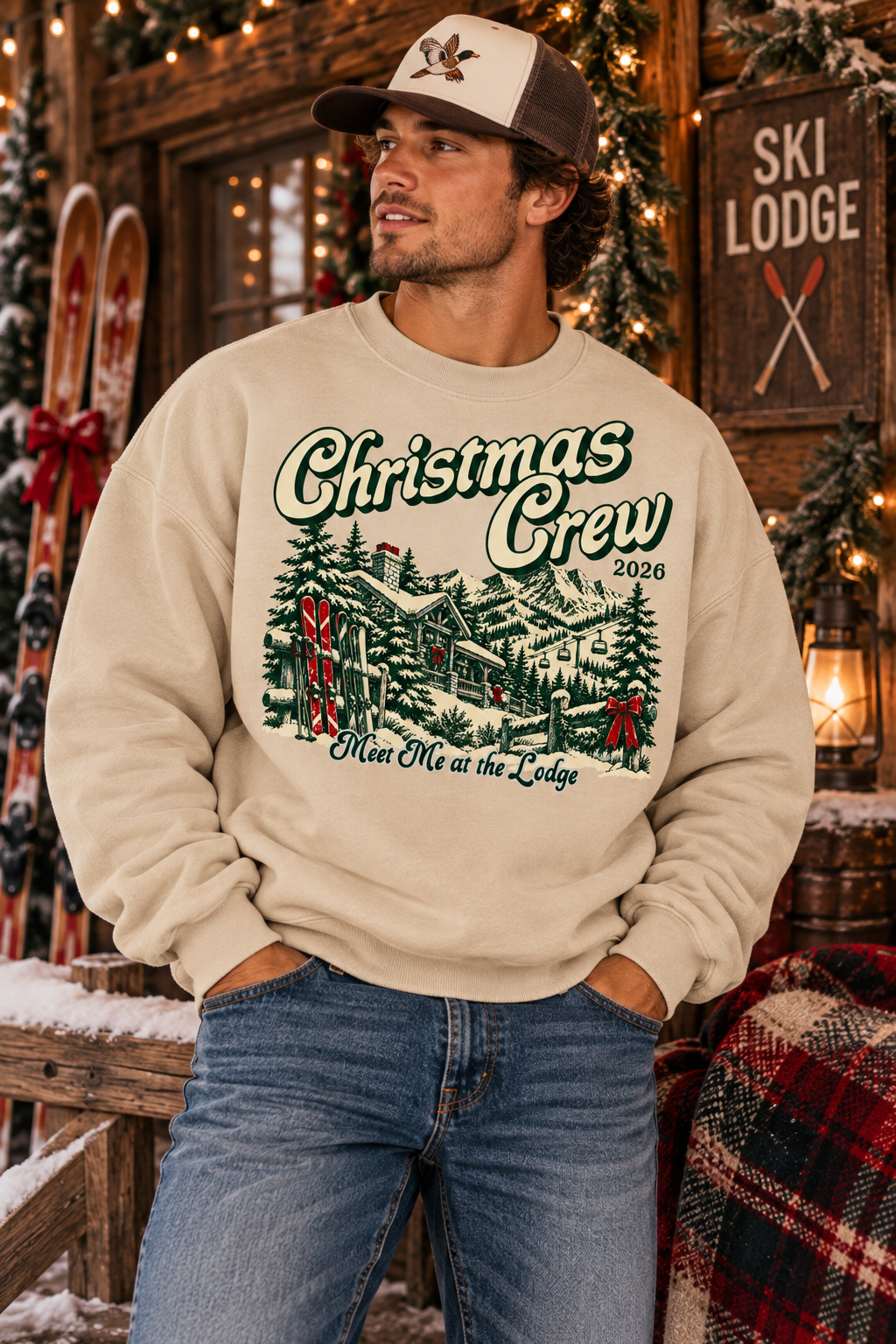 Christmas Crew Graphic Crewneck