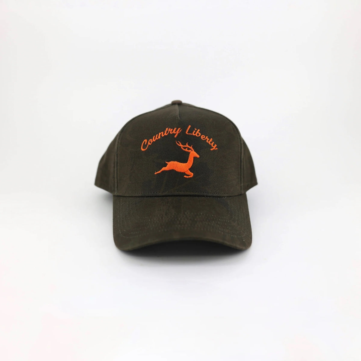 Country Liberty Solid Full Camo Deer Hat