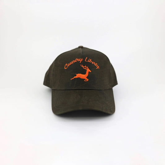 Country Liberty Solid Full Camo Deer Hat