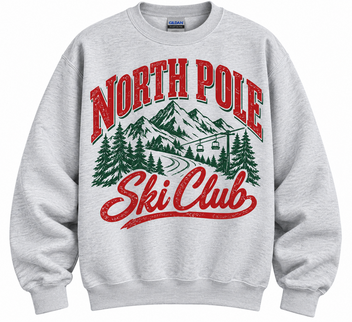 North Pole Ski Club Graphic Crewneck