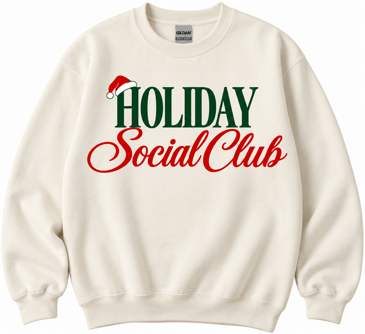 Holiday Social Club Graphic Crewneck