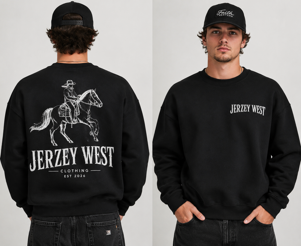 Jerzey West Clothing Co. Graphic Crewneck