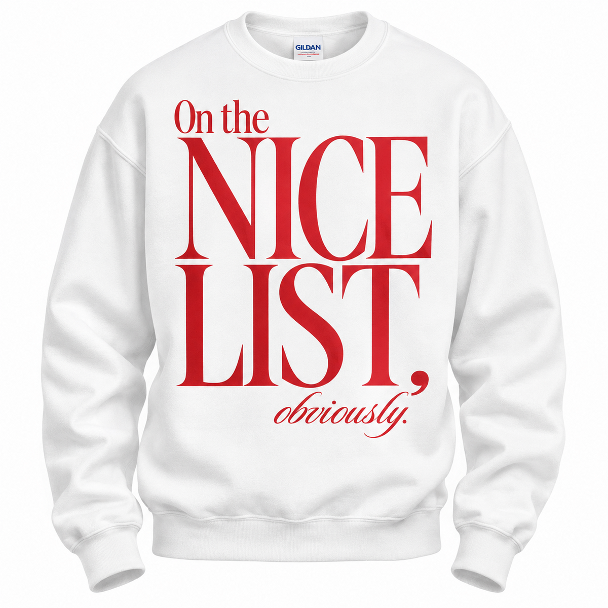 Nice List Graphic Crewneck