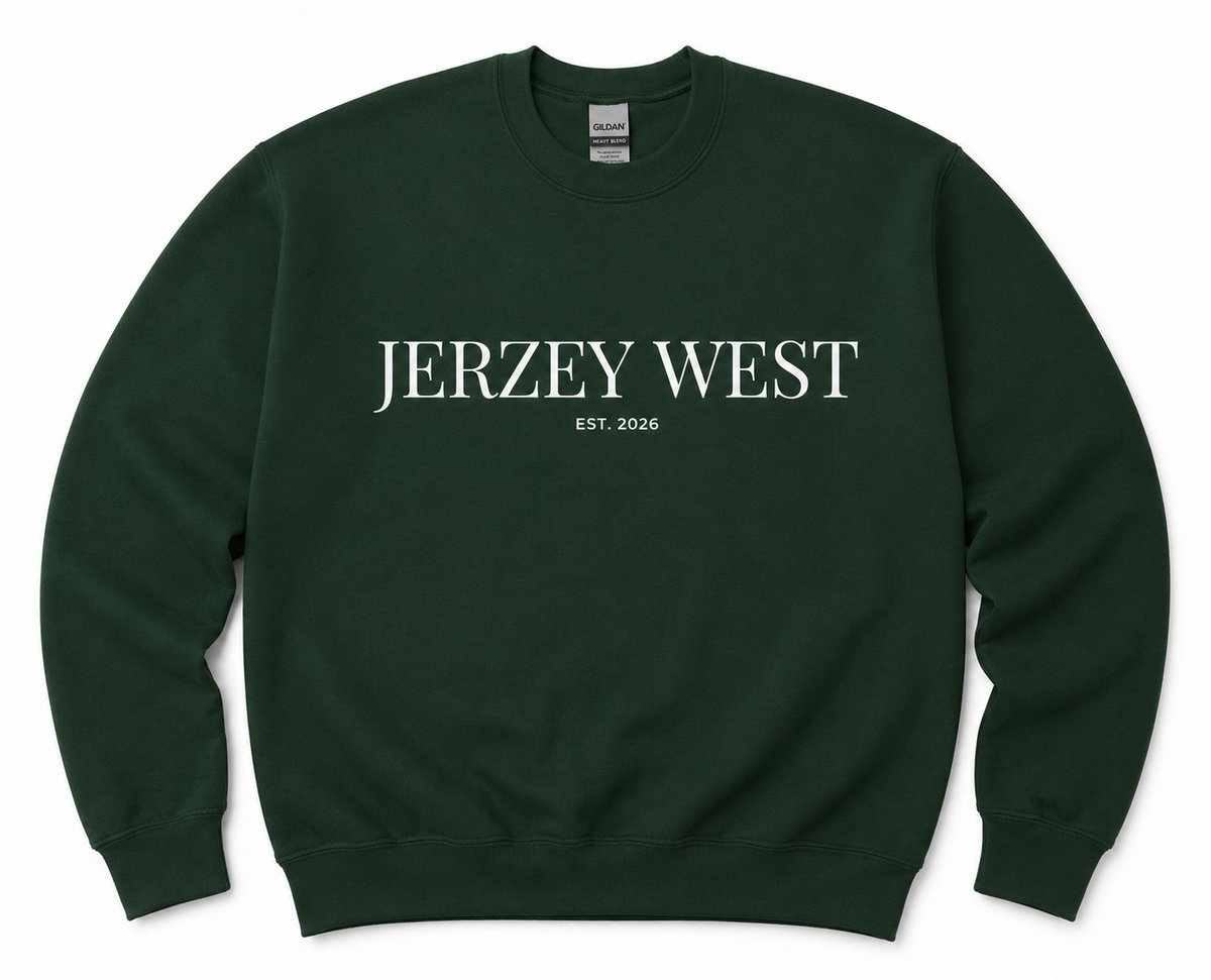 Jerzey West Graphic Crewneck - Hunter Green