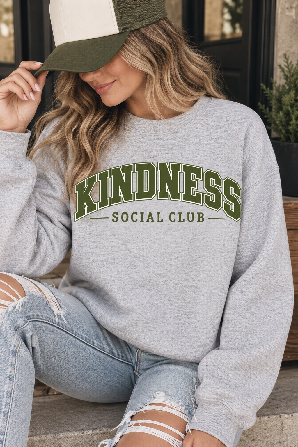 Kindness Social Club Graphic Crewneck