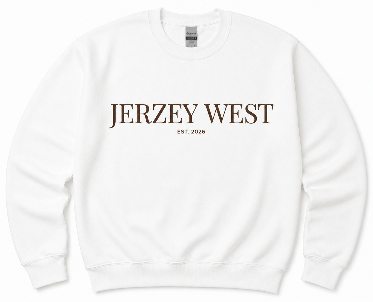 Jerzey West Graphic Crewneck - White