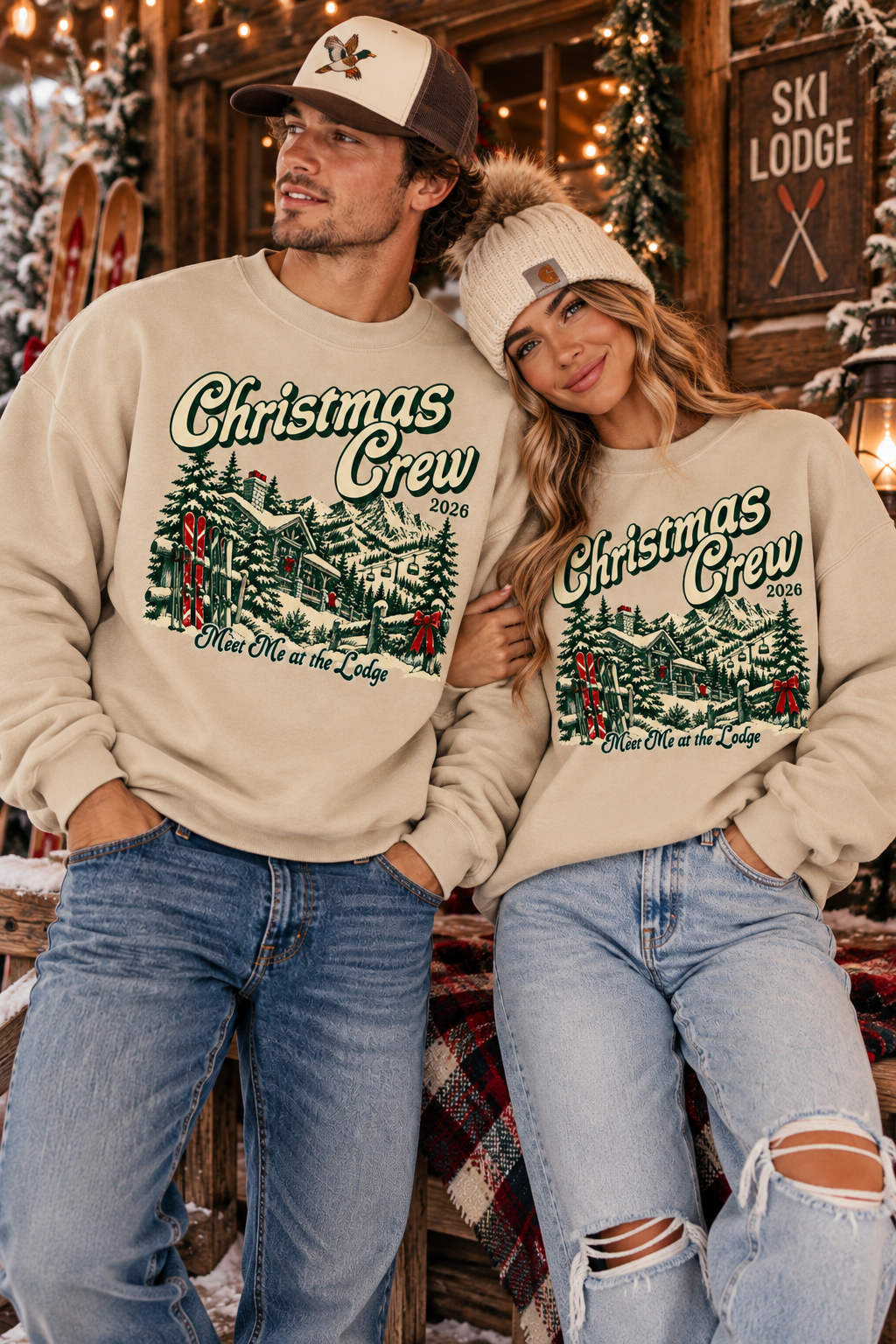 Christmas Crew Graphic Crewneck