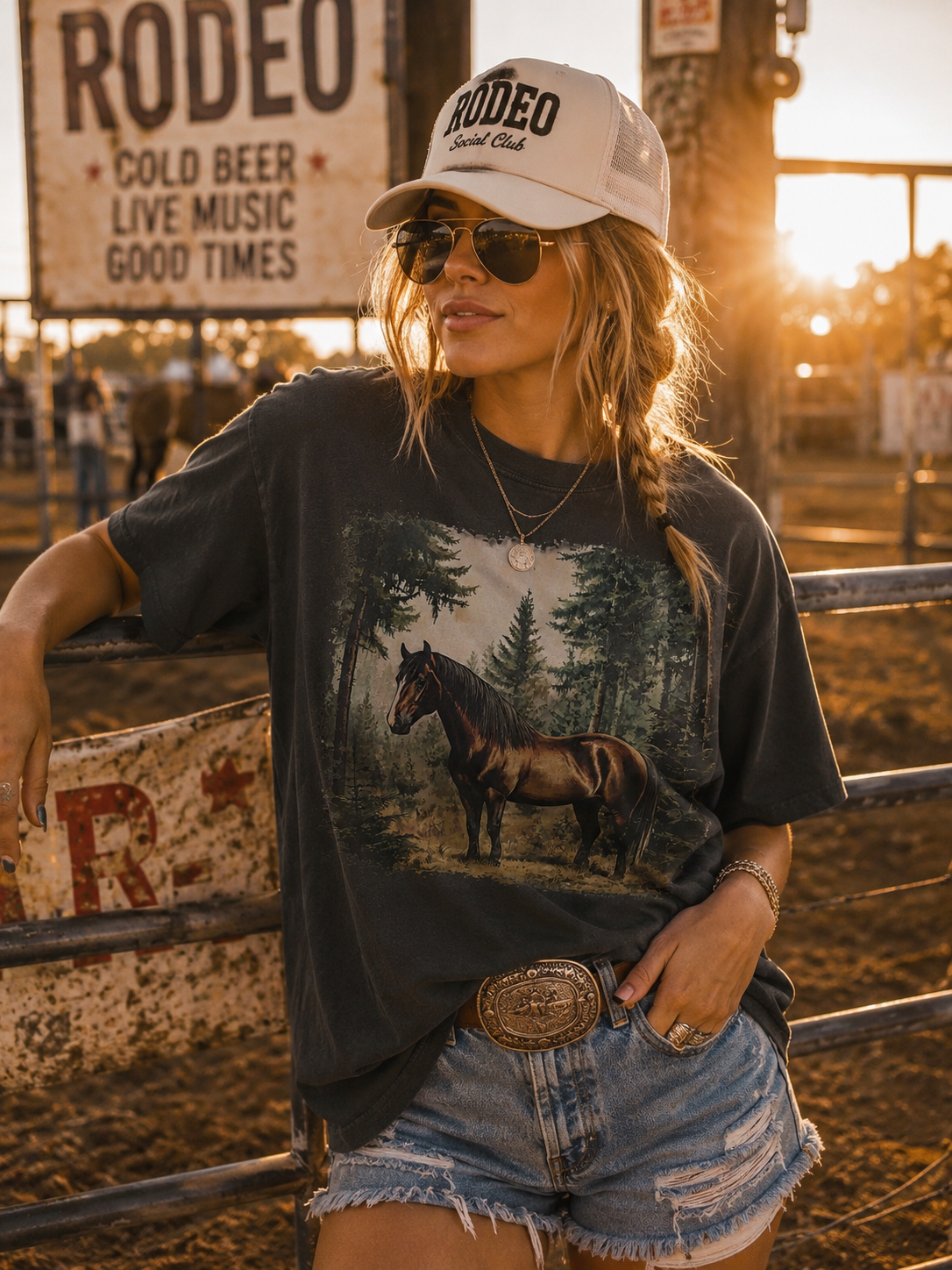 Forest Stallion Graphic Tee