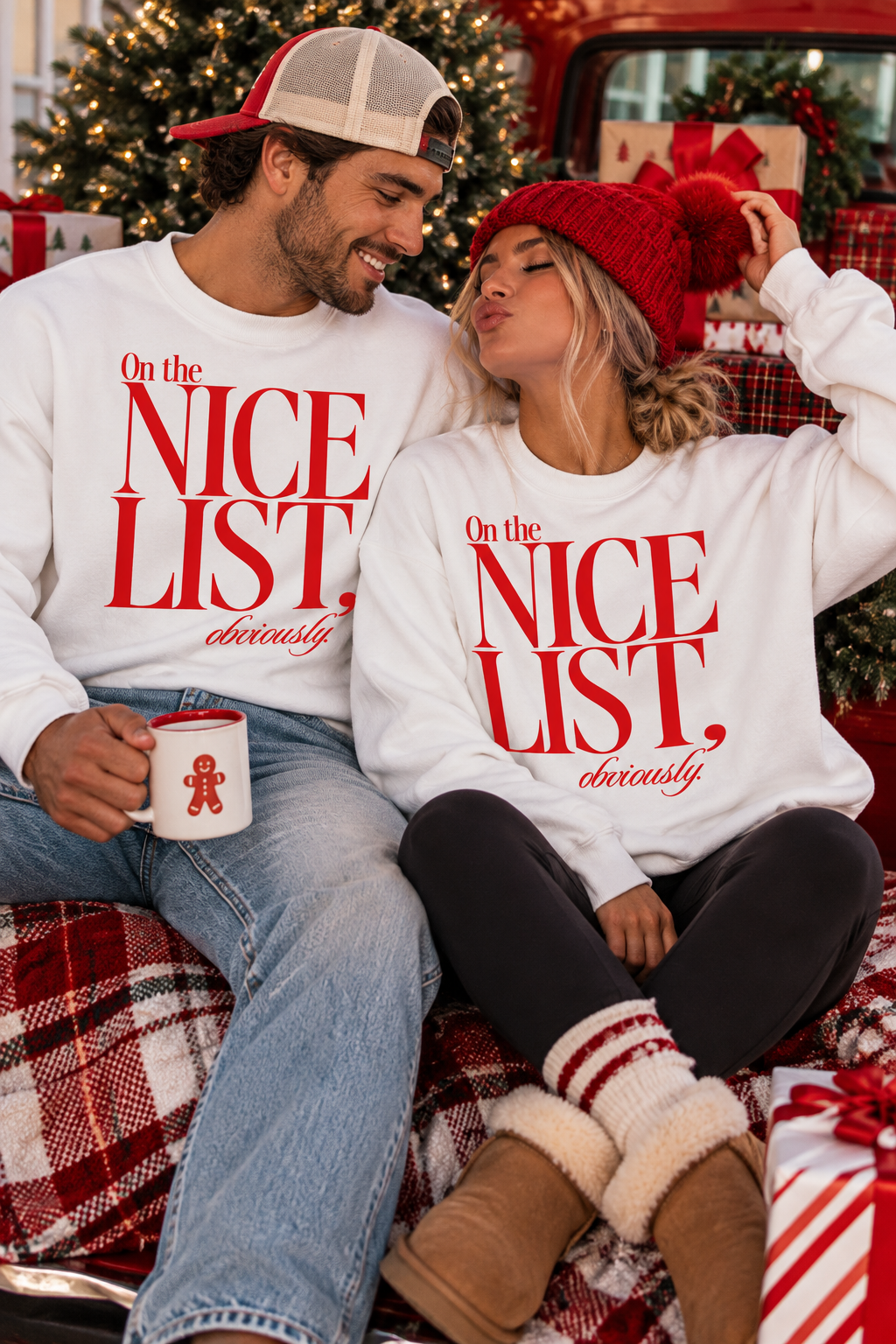 Nice List Graphic Crewneck