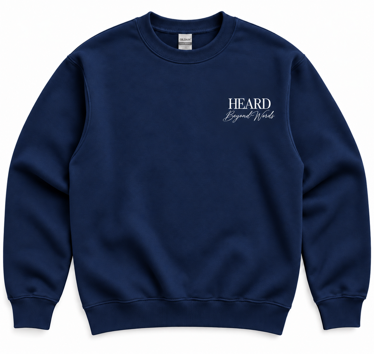All Minds Welcome Graphic Crewneck - Navy Blue