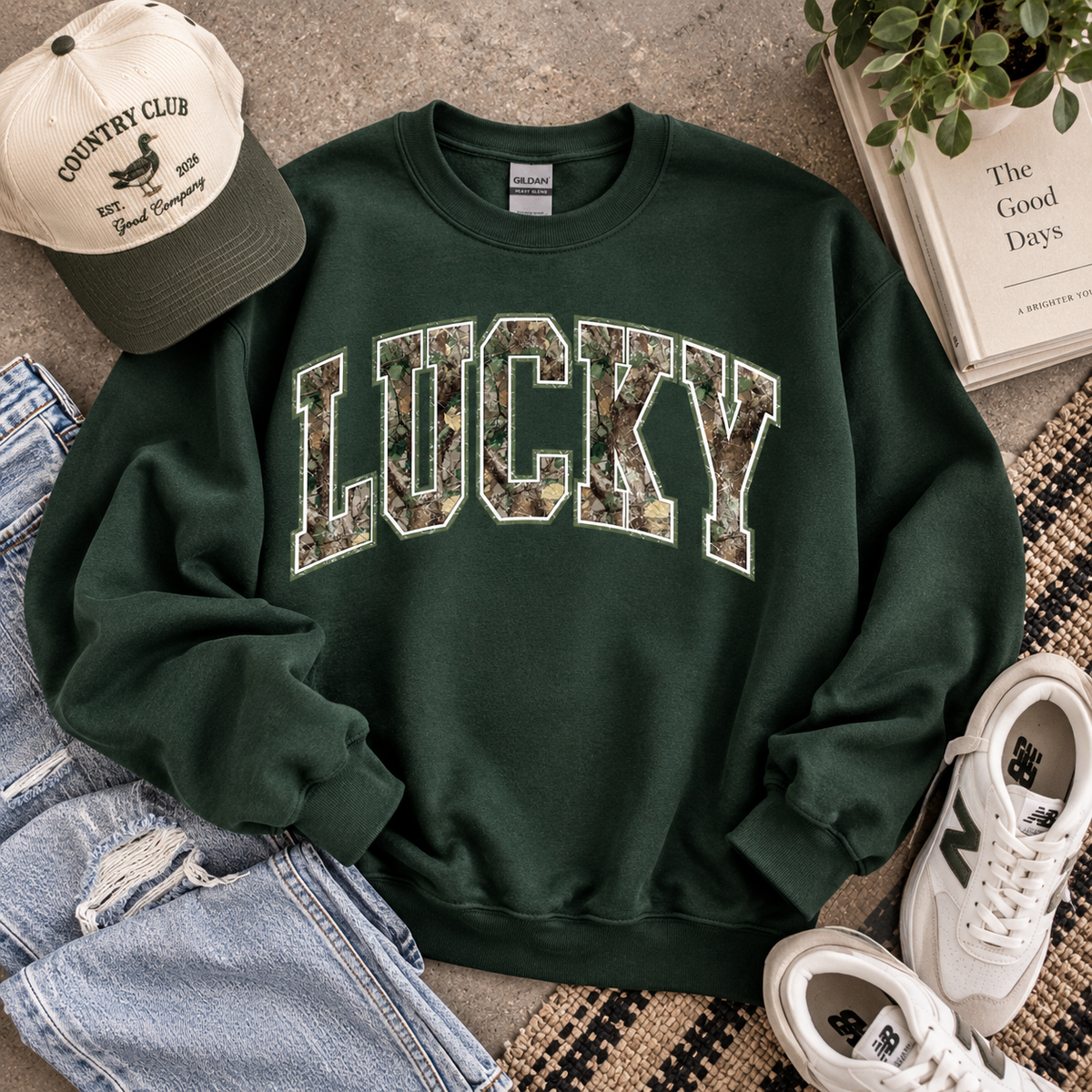 Feelin' LUCKY Graphic Crewneck