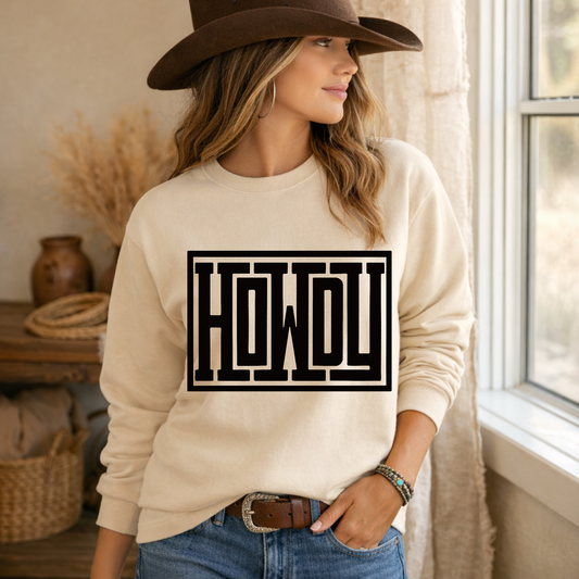 HOWDY Graphic Crewneck